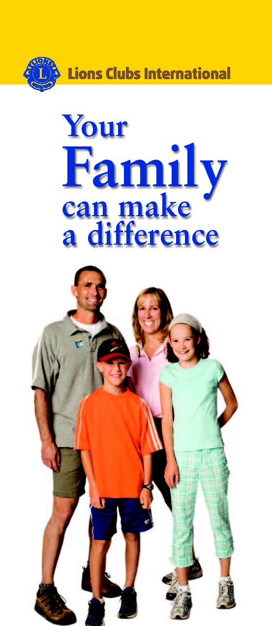 Your Family can make a difference
