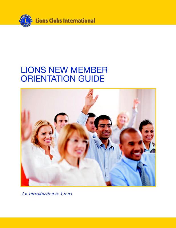 Lions New Member Orientation Guide