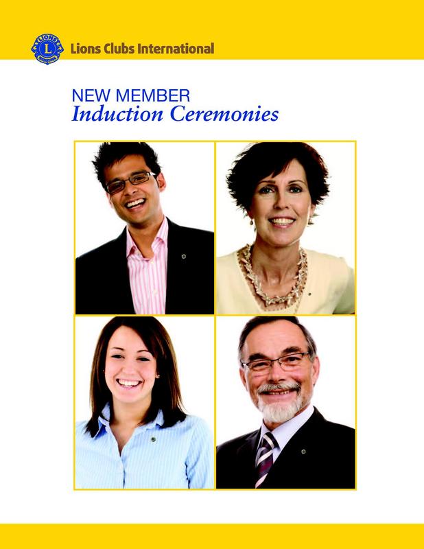 New Member Induction Ceremonies