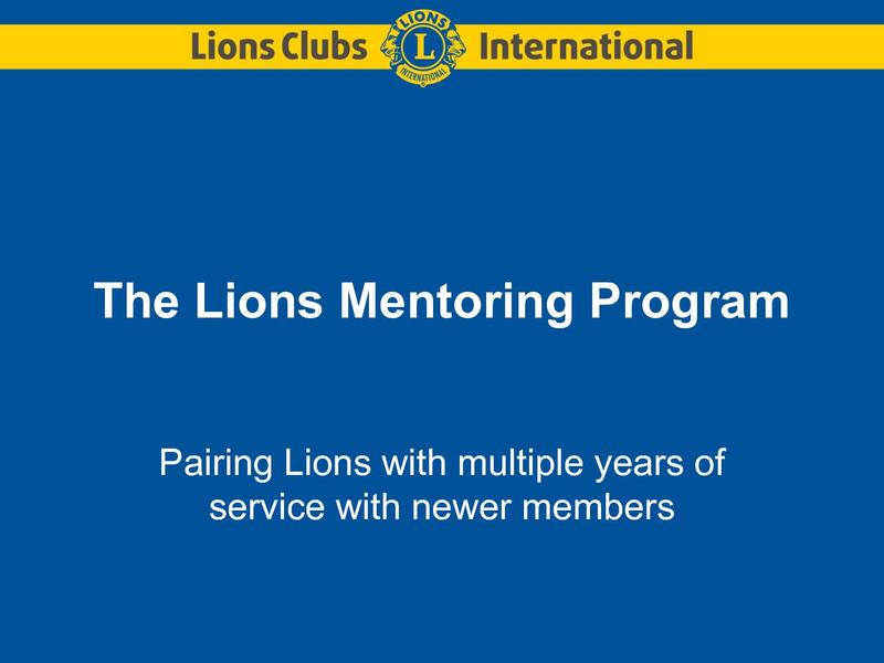 Mentoring Program Power Point