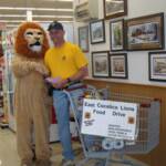 There was an East Cocalico Lion located at each exit of Weavers Market.