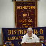 Lioness Coordinator, Joan Rohrbach, welecomes everyone to the Lioness Rally