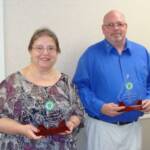 Lions Jean and Steve Brandt were recognized as PA Fellows