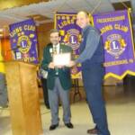 Rodney Gernert form the Quentin Roosevelt Lions Club received a special Recognition Award.