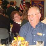 Lion Richard Schubauer of the Conoy Lions Club having a good time.