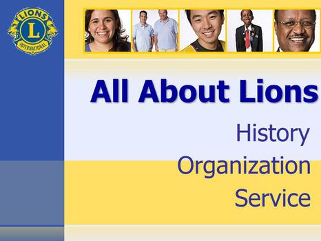 All About Lions Power Point
