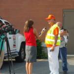 PDG Lesher being interviewed by Fox 43
